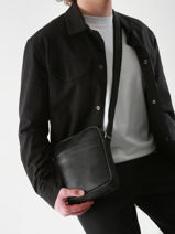 Sac Bandoulière Spider Cuir Etrier Noir spider ESPI704M-vue-porte
