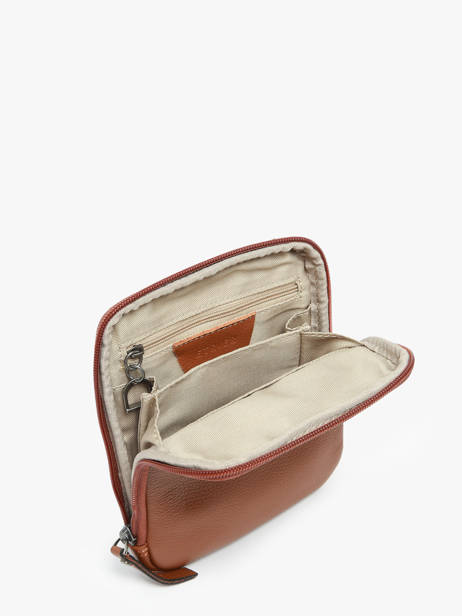 Sac BandouliÃ¨re Flandres Cuir Etrier Marron flandres EFLA728S vue secondaire 3