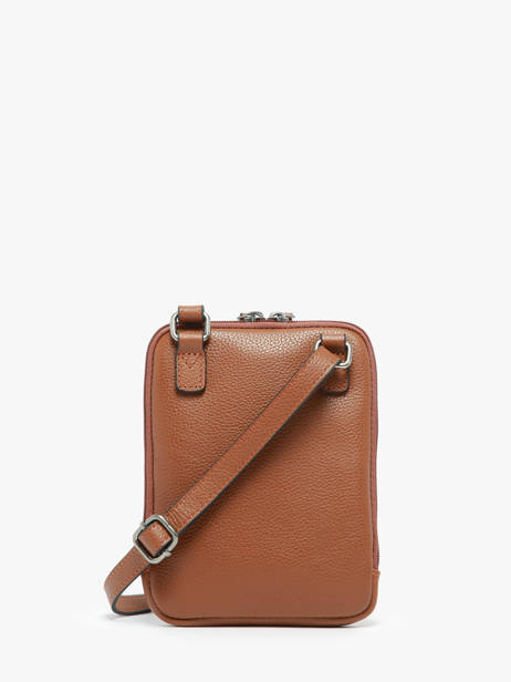 Sac BandouliÃ¨re Flandres Cuir Etrier Marron flandres EFLA728S vue secondaire 4