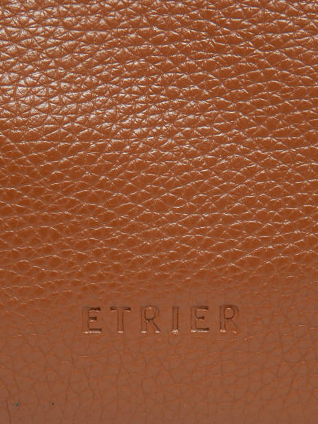 Sac BandouliÃ¨re Flandres Cuir Etrier Marron flandres EFLA728S vue secondaire 5